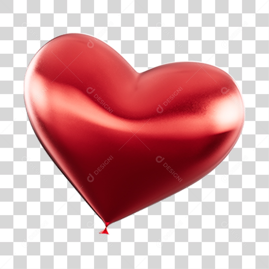 Bolões De Coração Elemento 3D PNG Transparente