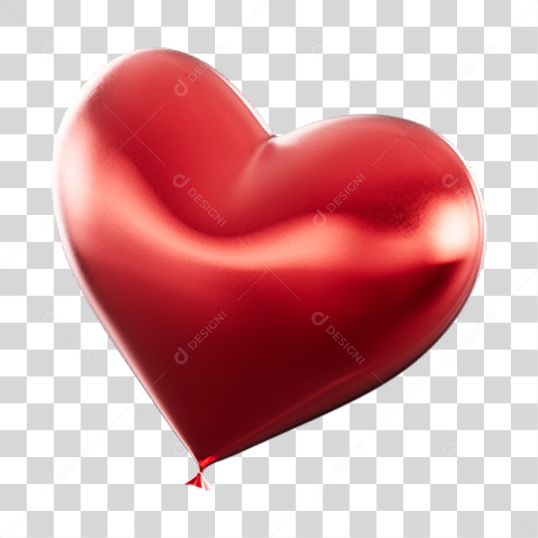 Bolões De Coração Elemento 3D PNG Transparente