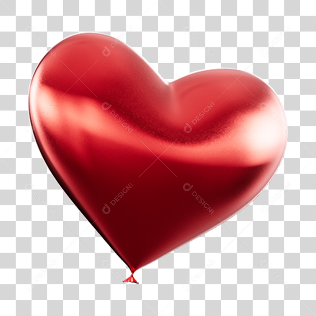 Bolões De Coração Elemento 3D PNG Transparente