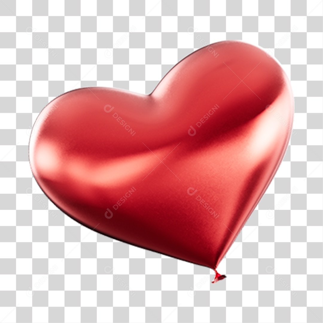 Bolões De Coração Elemento 3D PNG Transparente