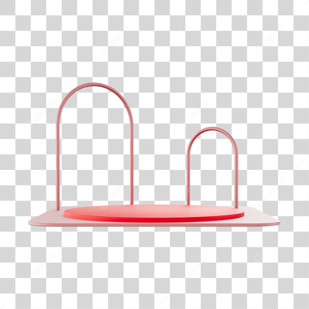 Cenários Elemento 3D PNG Transparente