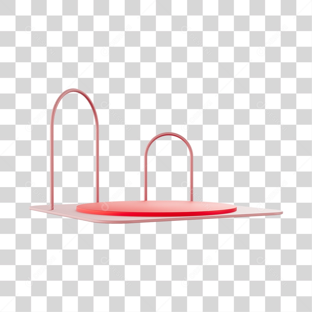 Cenários Elemento 3D PNG Transparente