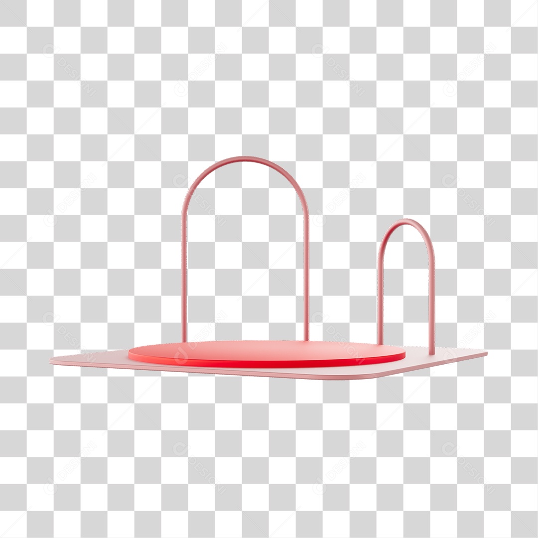 Cenários Elemento 3D PNG Transparente