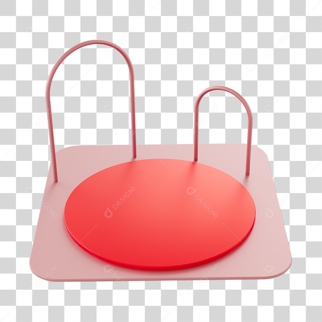 Cenários Elemento 3D PNG Transparente