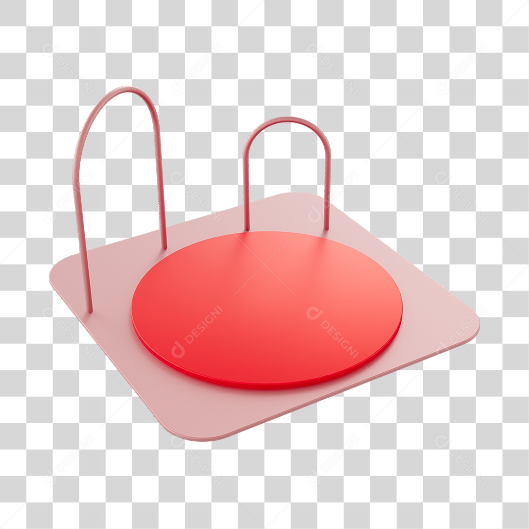 Cenários Elemento 3D PNG Transparente