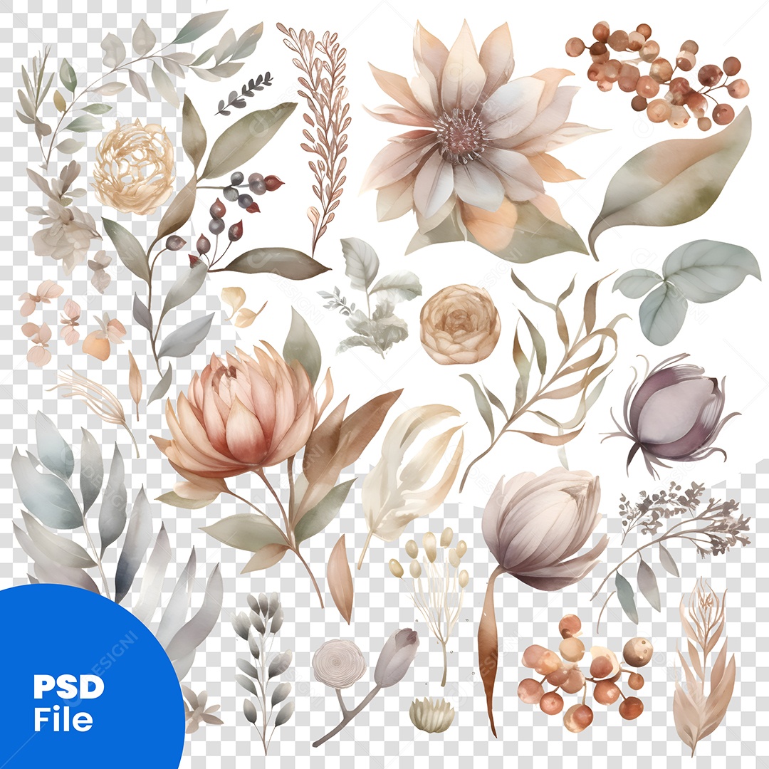 Conjunto De Flores PSD