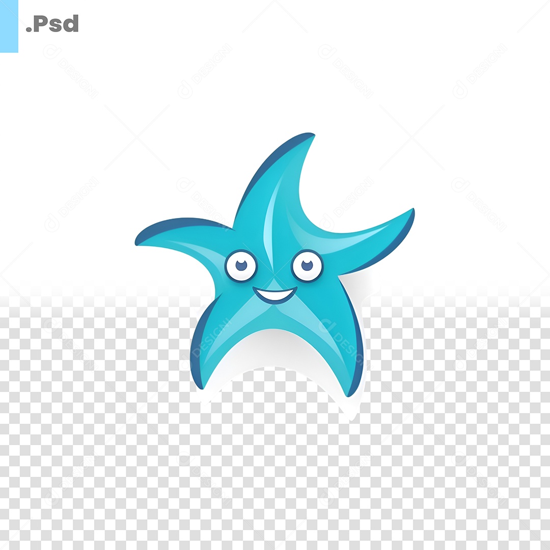 Estrela Do Mar Desenho PSD