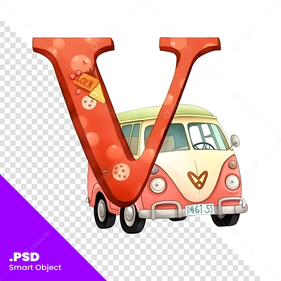 Desenho Kombi PSD