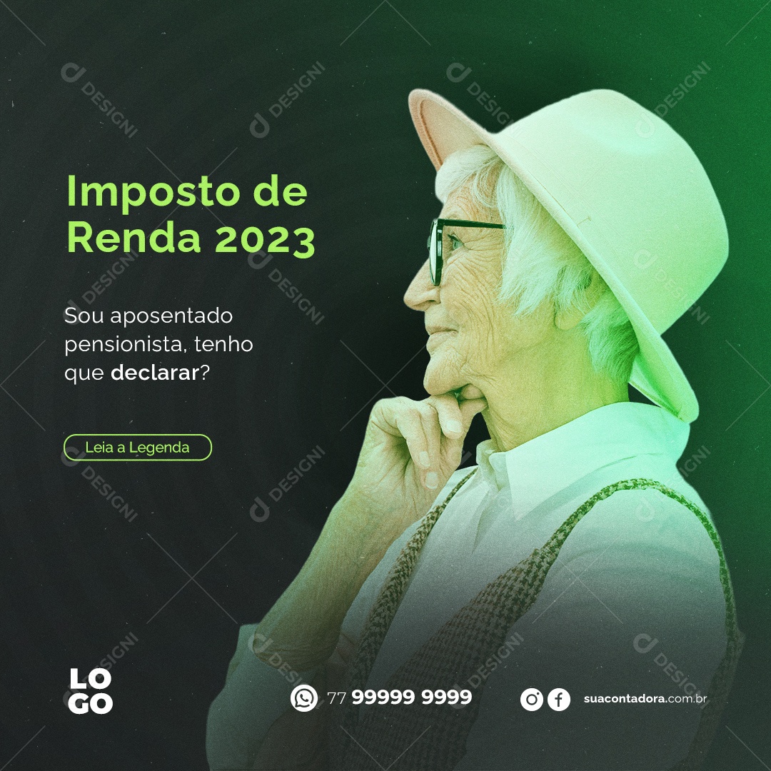 Imposto de Renda 2023 Sou Aposentado Pensionista Tenho Que Declarar PSD Editável