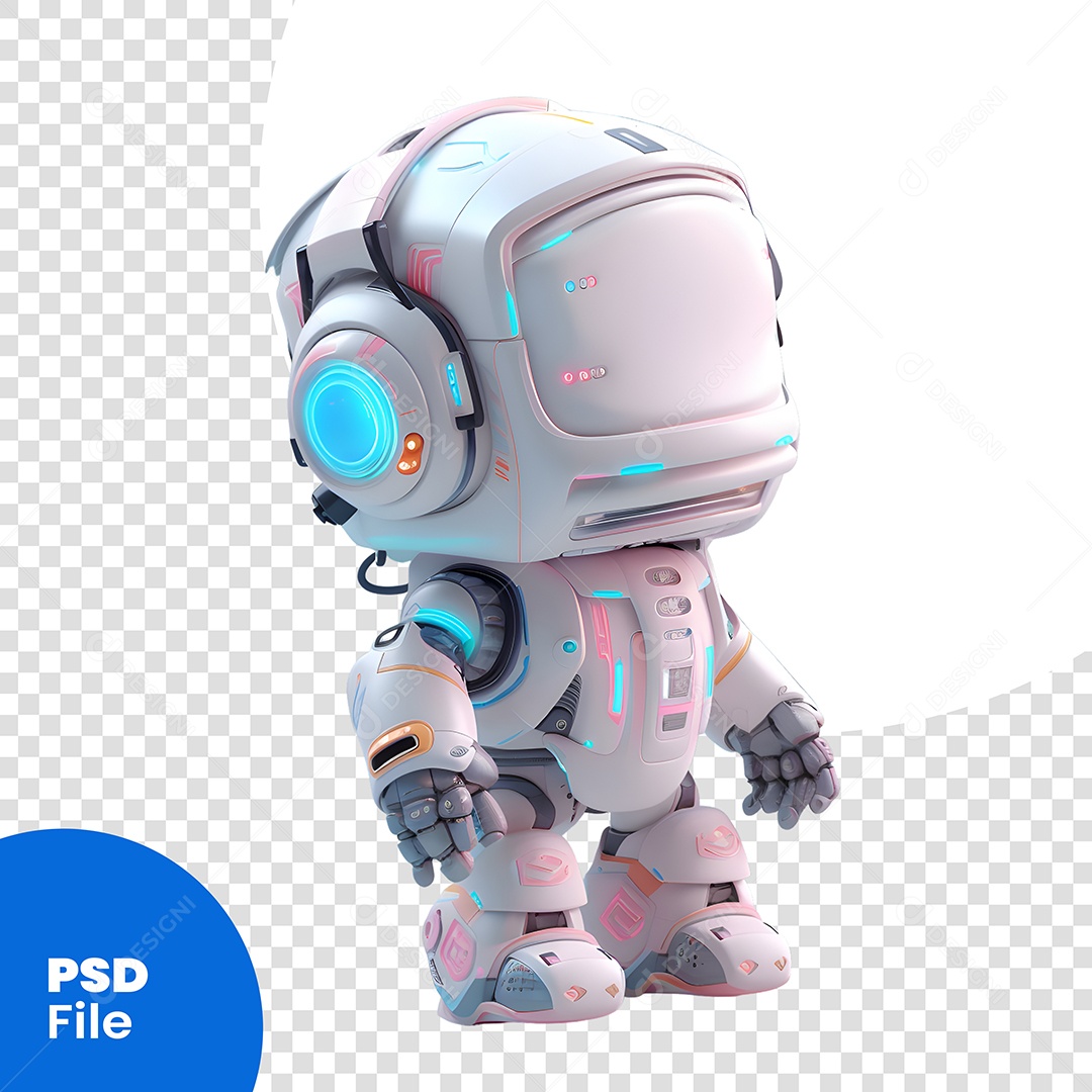 Astronauta Personagem 3D Para Composição PSD