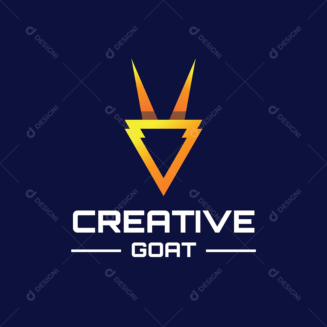 Logo Crative Goat EPS Editável