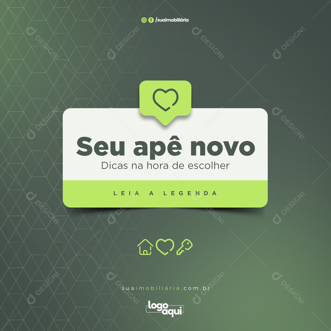 Seu Apë Novo Social Media PSD Editável