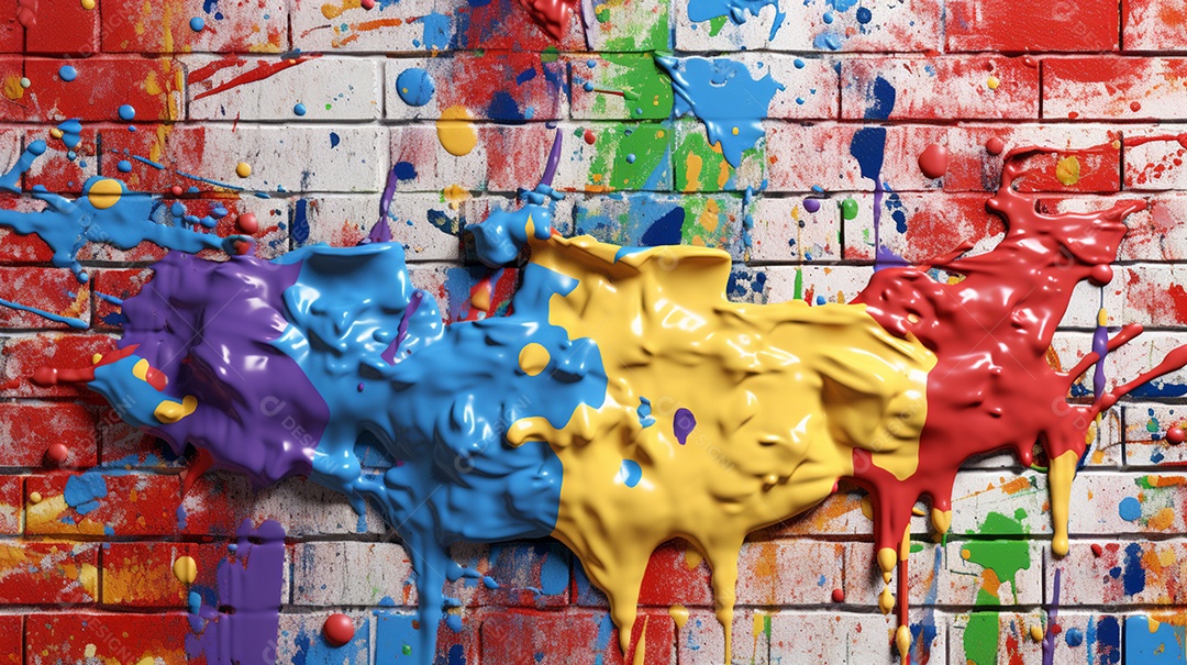 Fundo abstrato da pintura em aquarela.