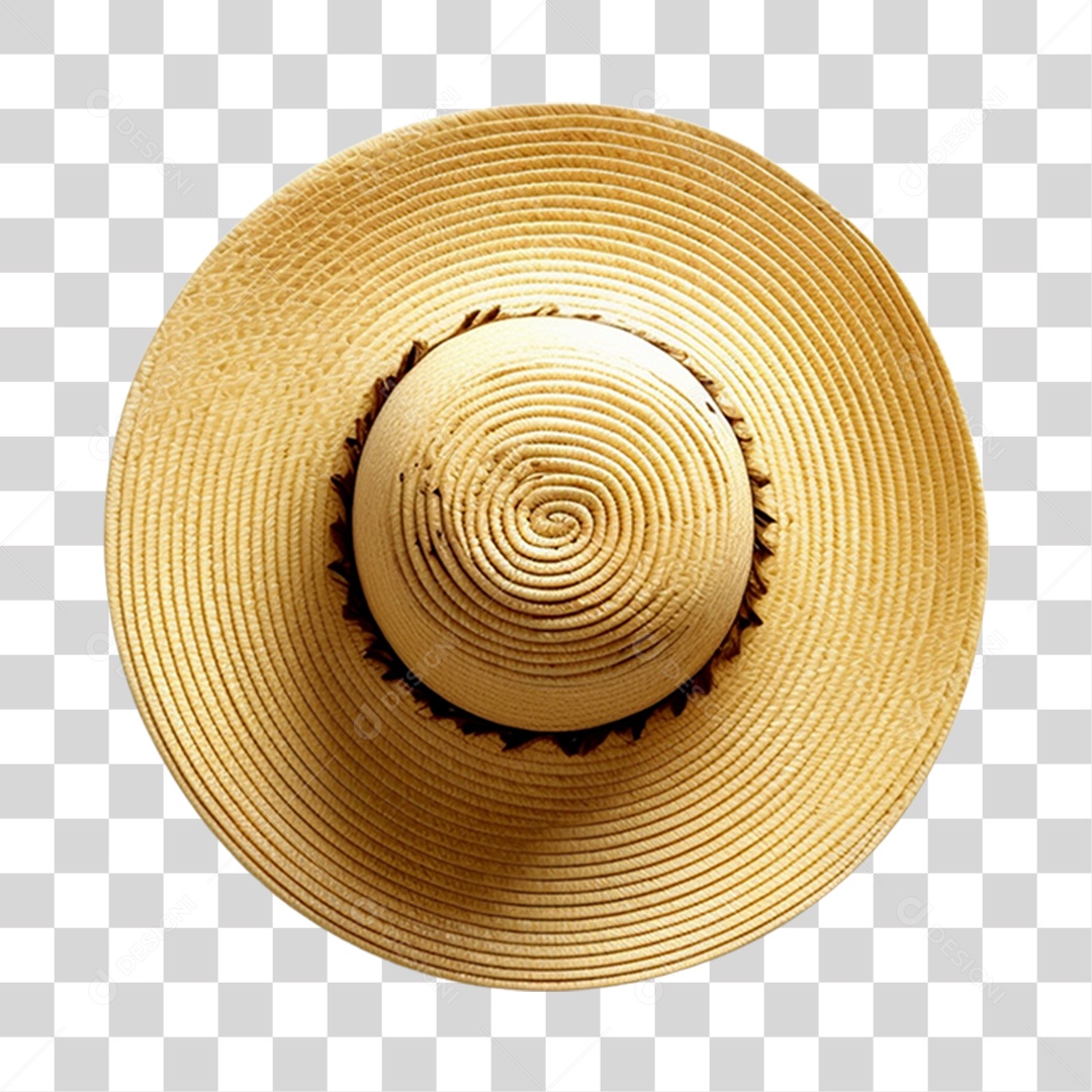 Chapéu De Palha São João PNG Transparente