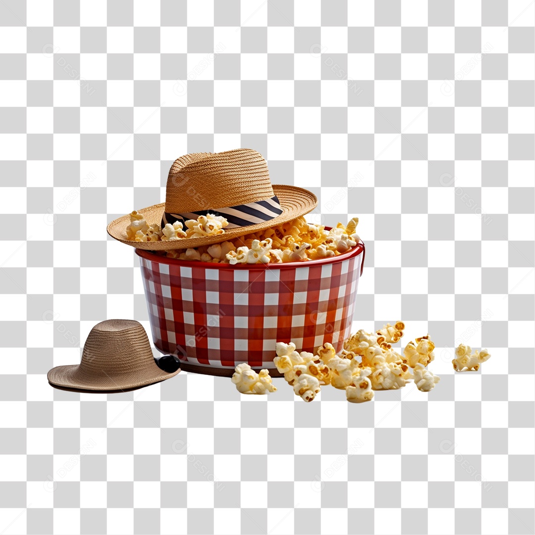 Chapéu De Palha São João PNG Transparente