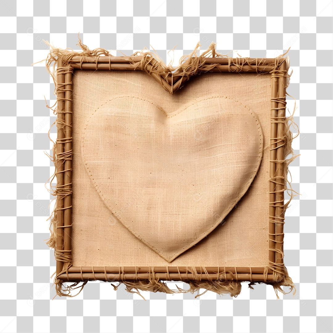 Painel De Madeira De São João Elemento 3D PNG Transparente