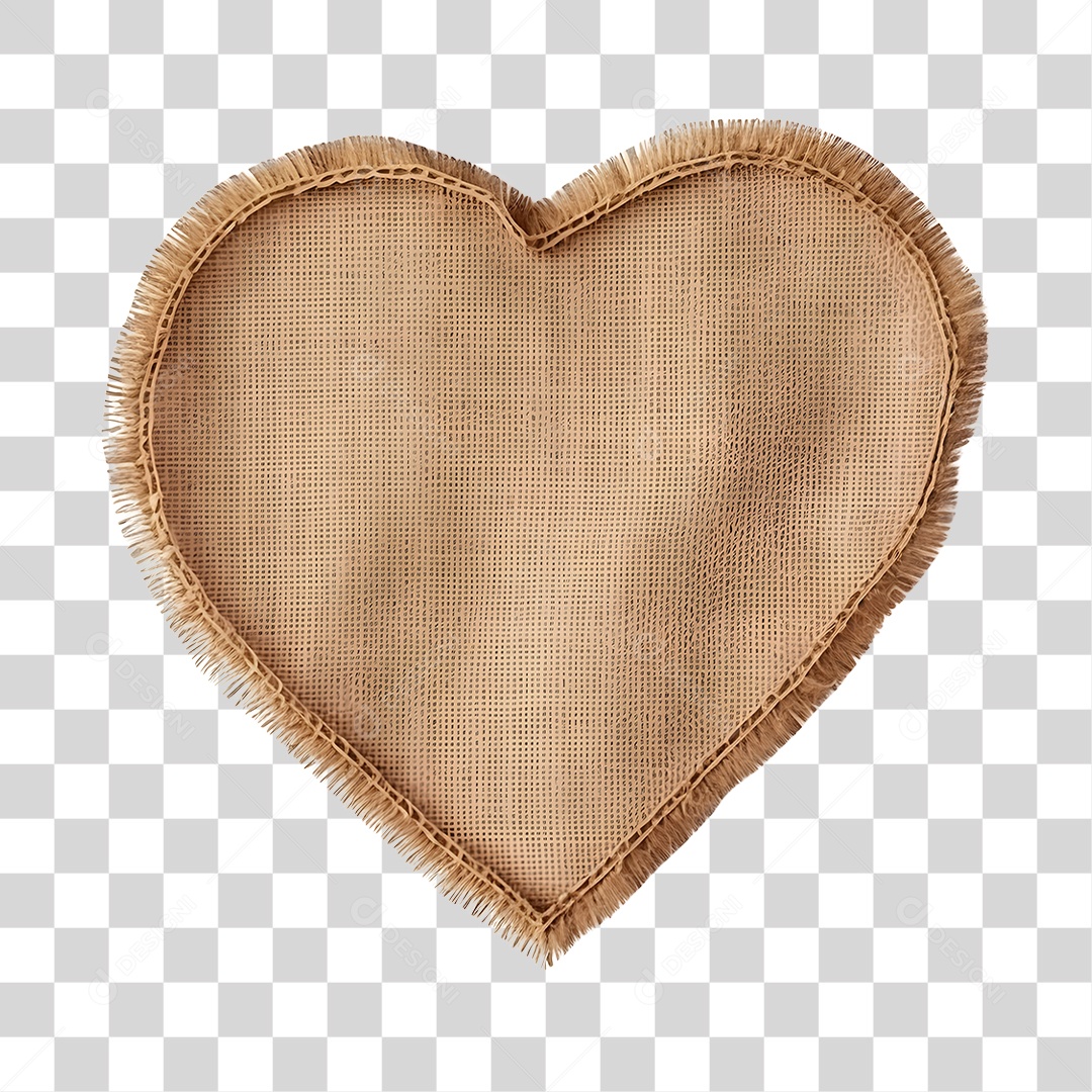 Painel De Tela Coração De São João Elemento 3D PNG Transparente