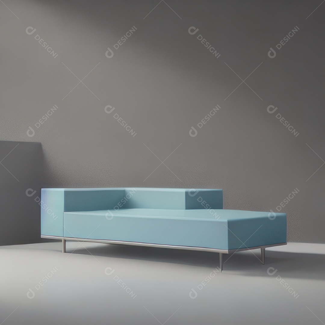 Cenário de pódio com fundo isolado.