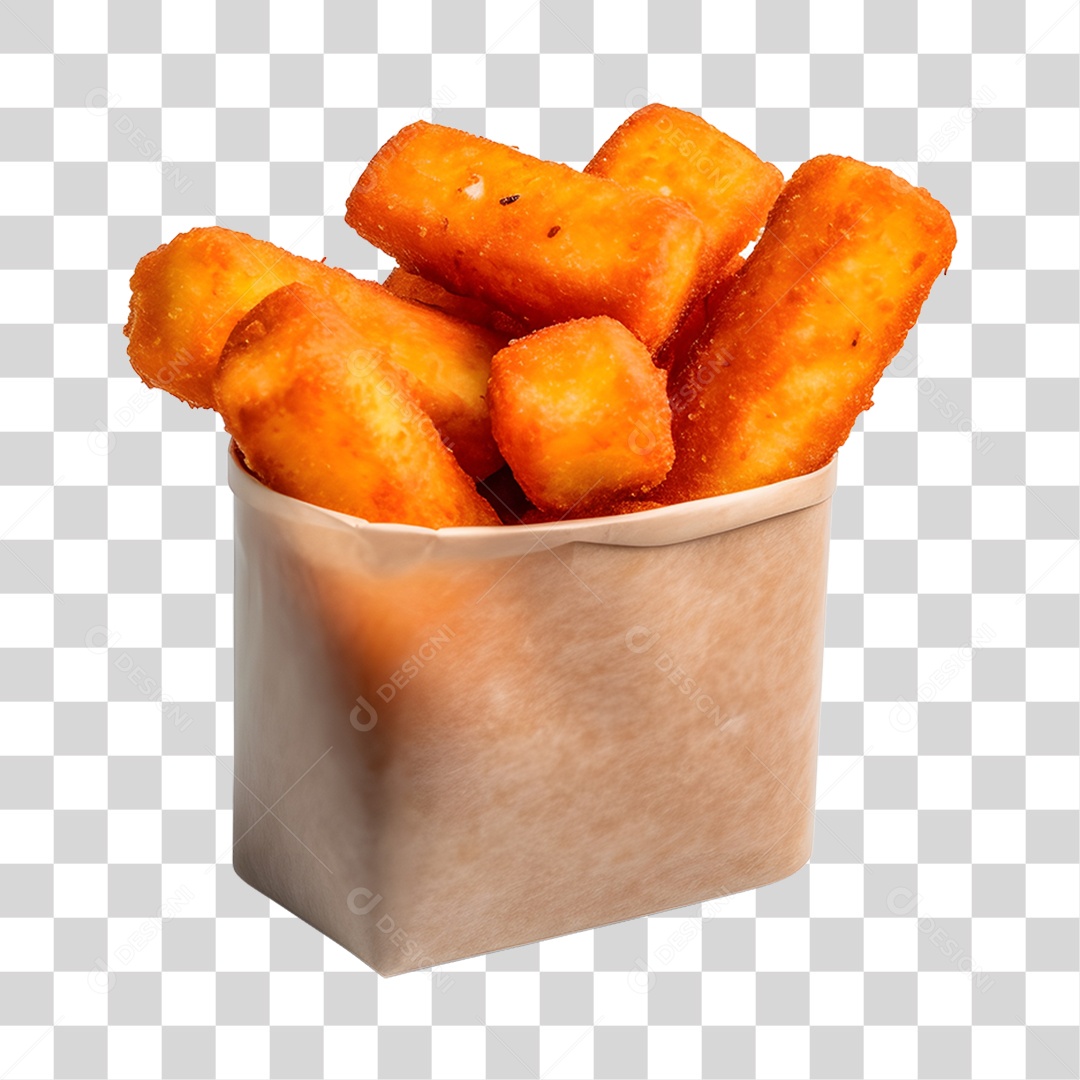 Mandioca Frita Comida De Festa Junina PNG Transparente