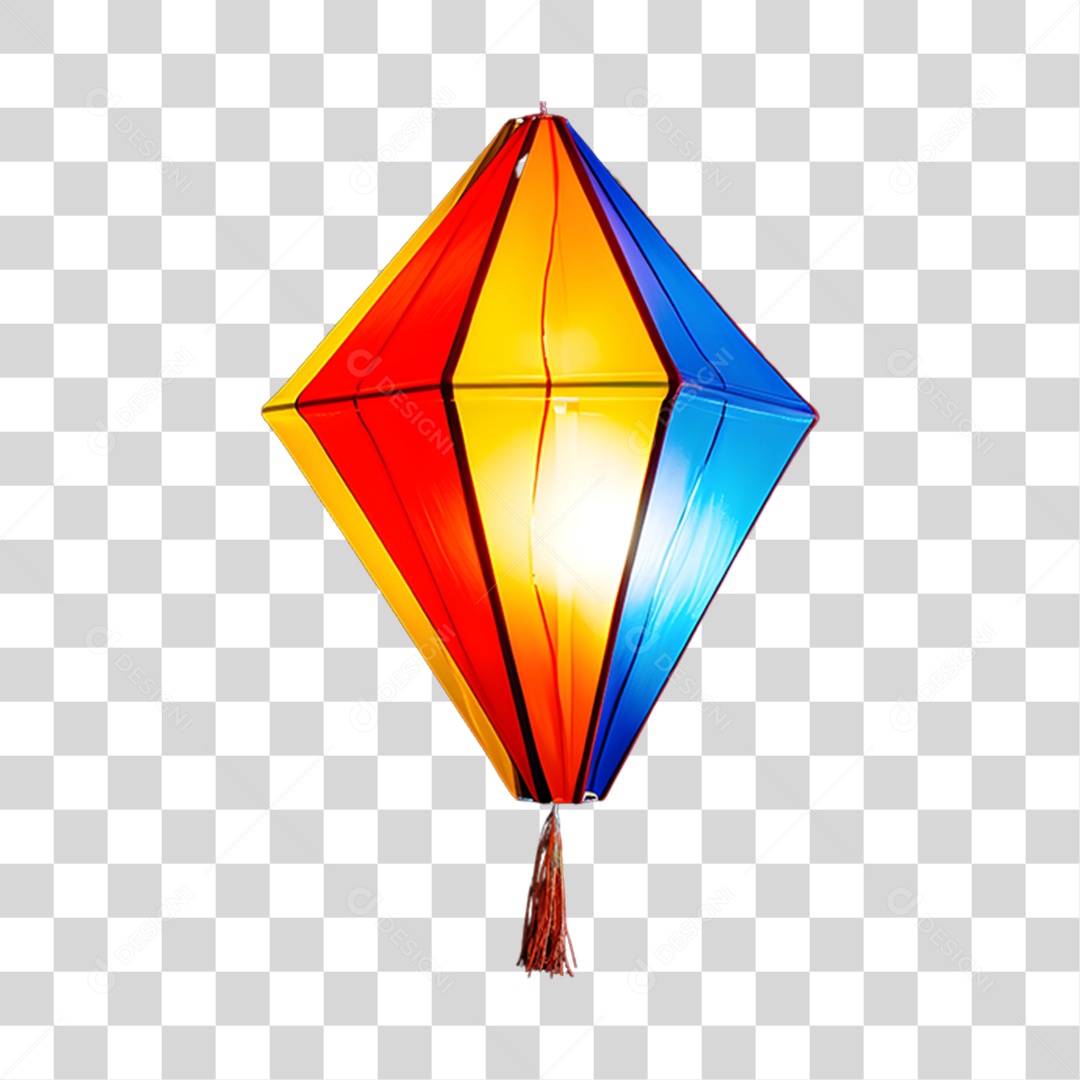 Balão De Festa Junina PNG Transparente