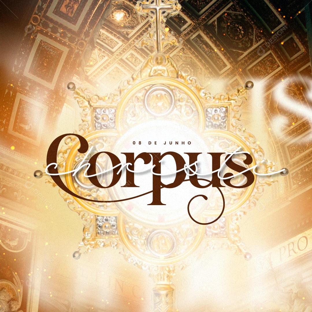 Corpus Christi 08 de Junho Social Media PSD Editável