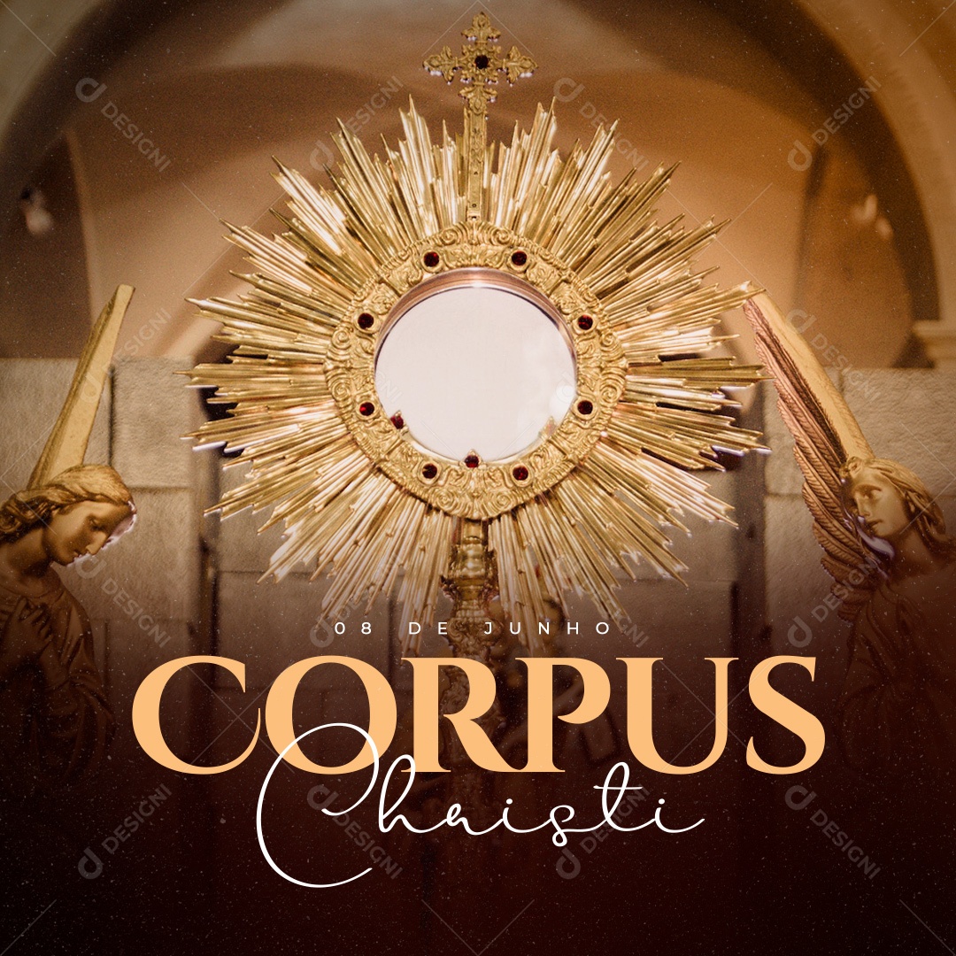 Post Feed Corpus Christi Social Media PSD Editável