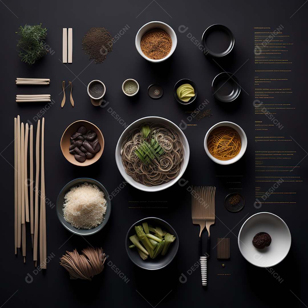 Mesa de churrasco sobre uma mesa