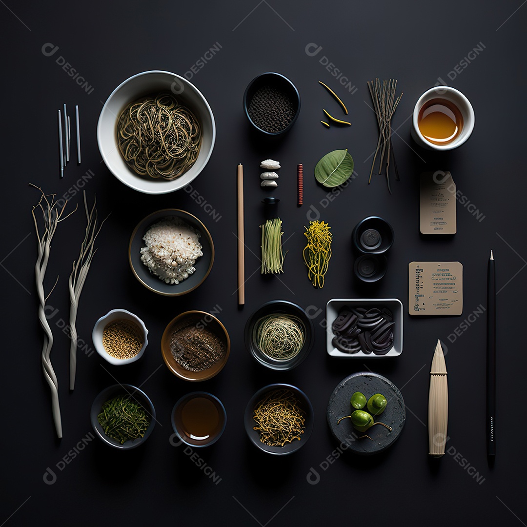 Mesa de almoço sobre uma mesa