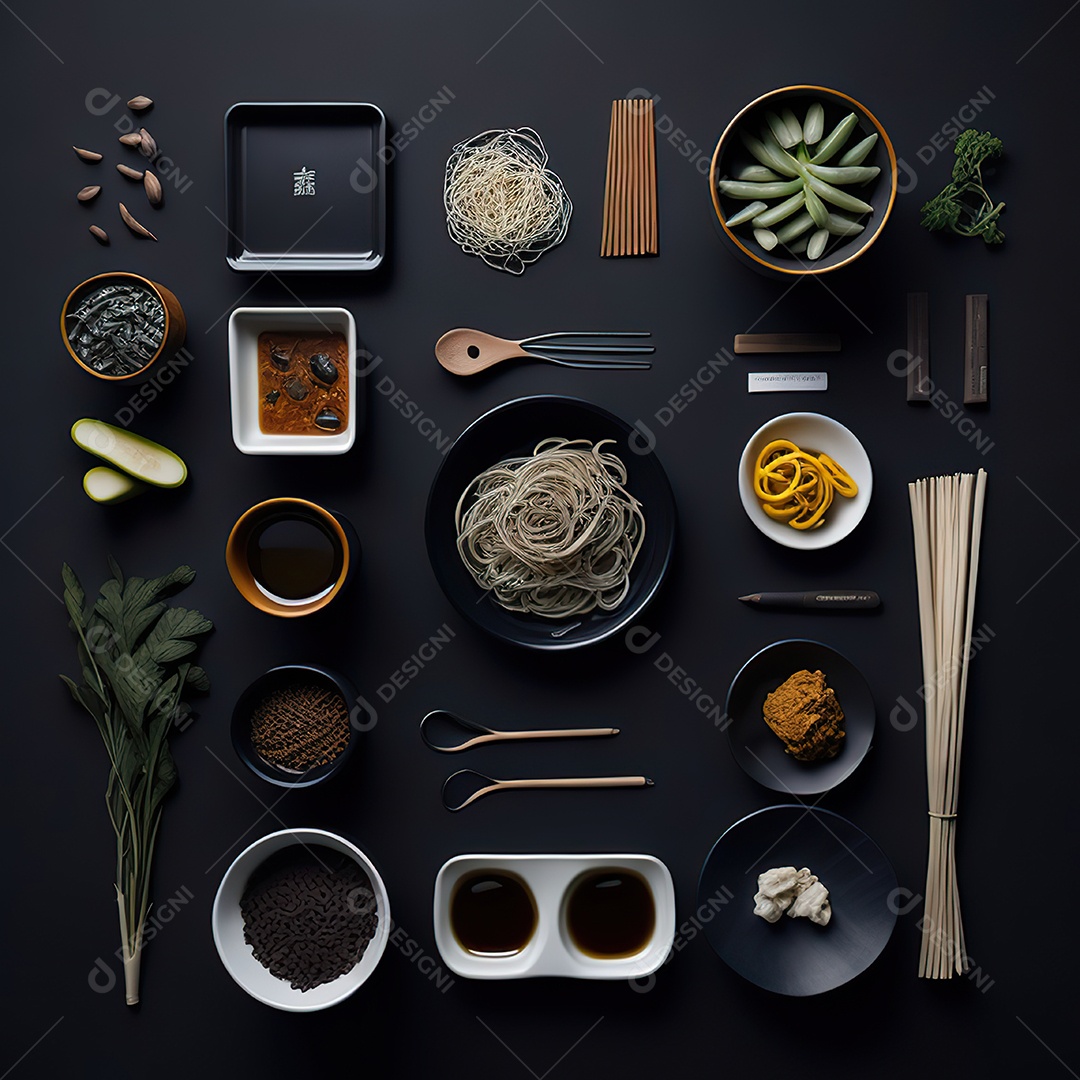 Mesa de churrasco sobre uma mesa