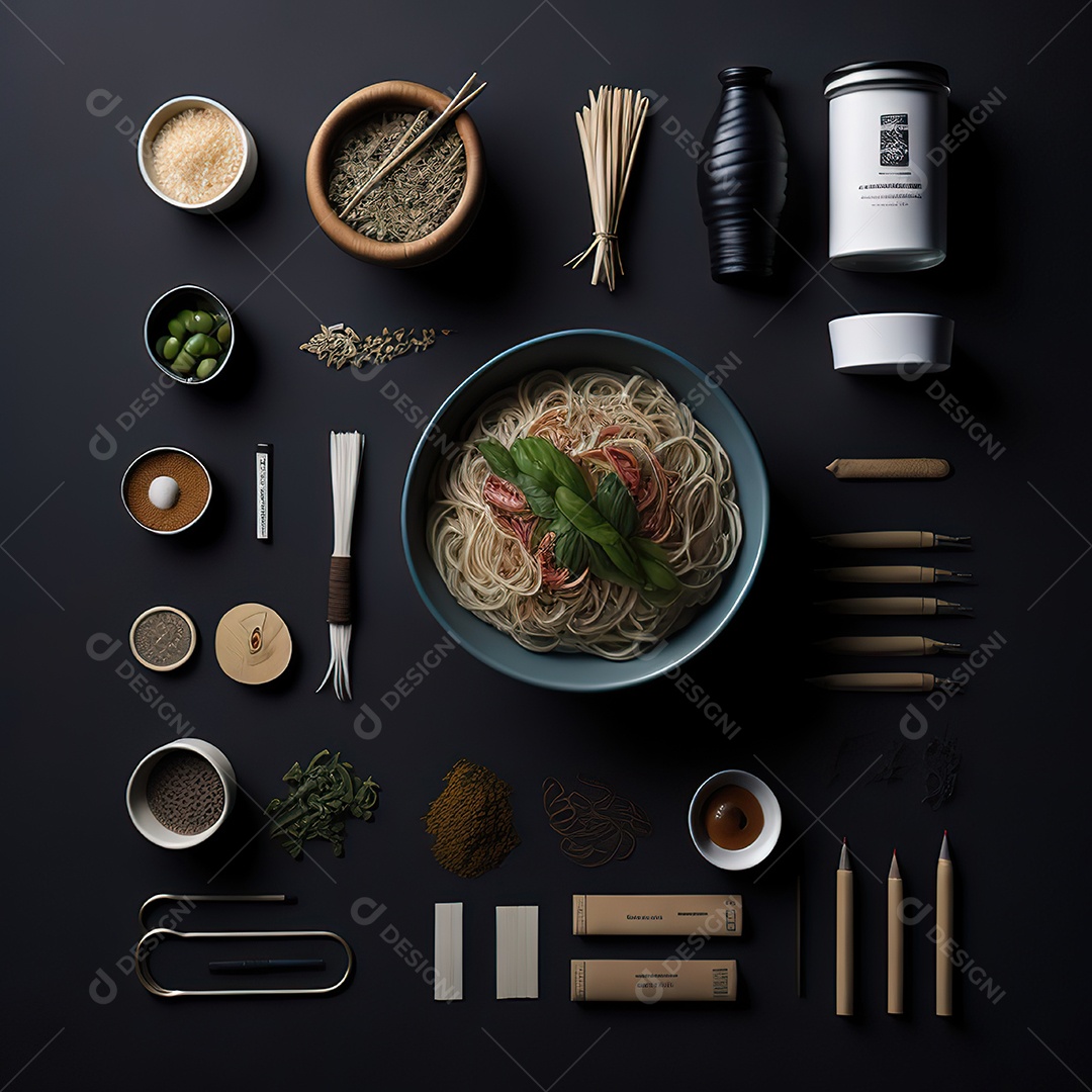 Mesa de almoço sobre uma mesa