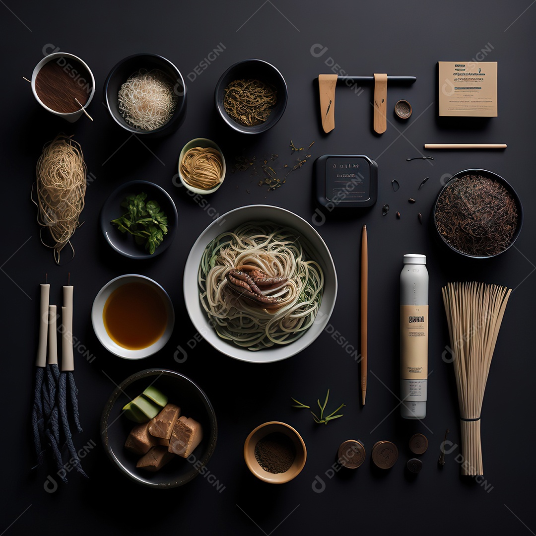 Mesa de almoço sobre uma mesa