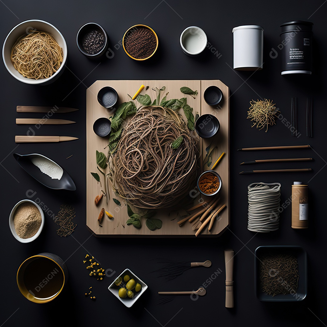 Mesa de almoço sobre uma mesa