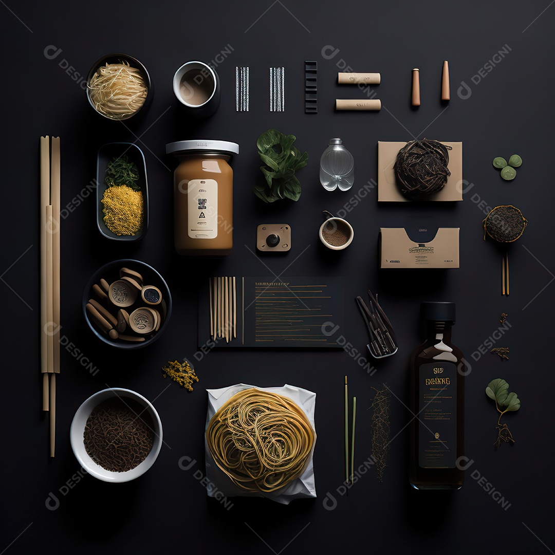 Mesa de almoço sobre uma mesa