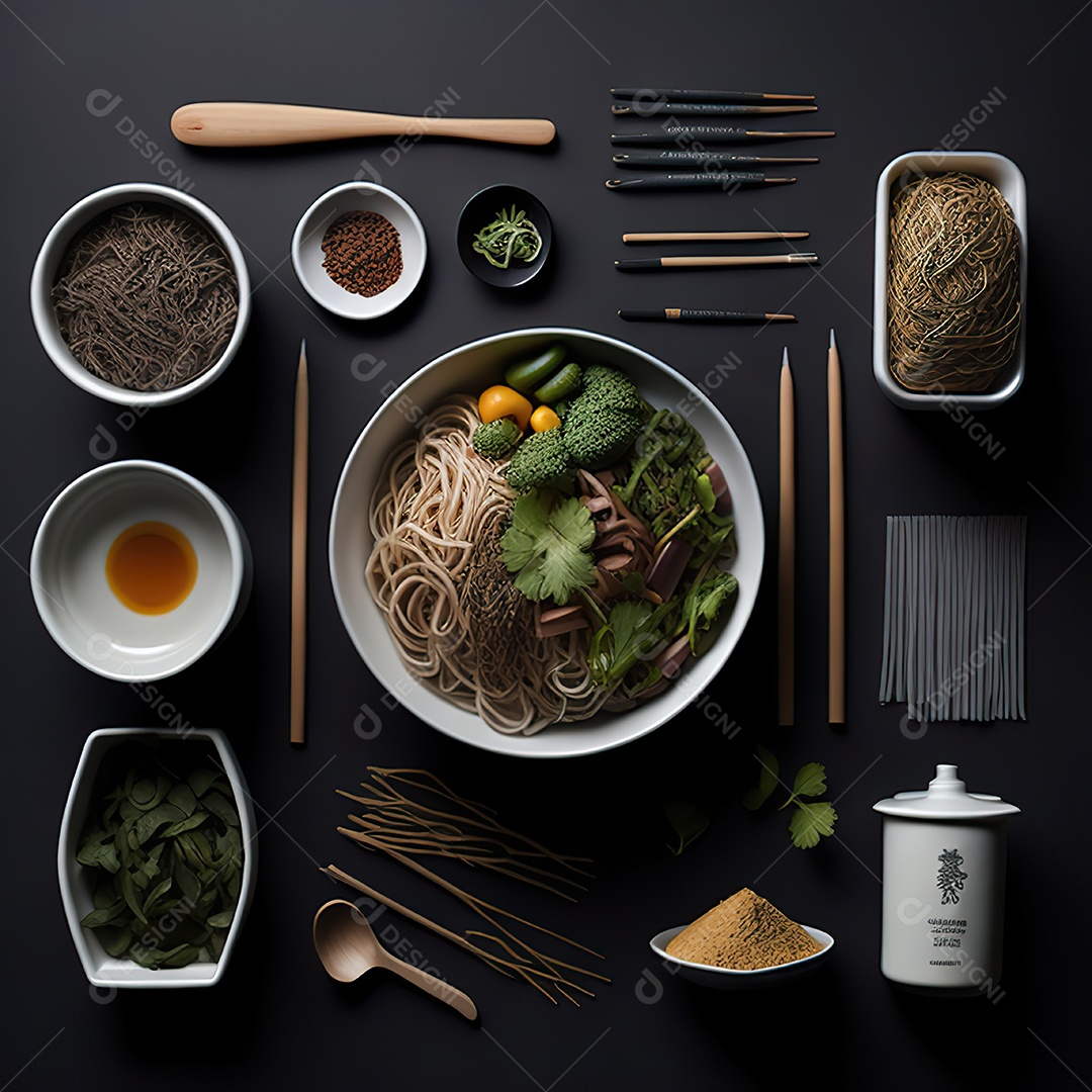 Mesa de almoço sobre uma mesa