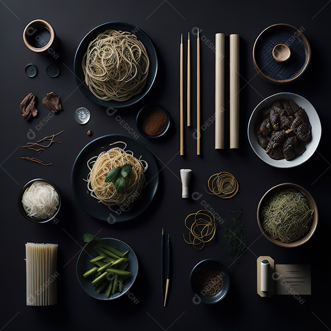 Mesa de almoço sobre uma mesa