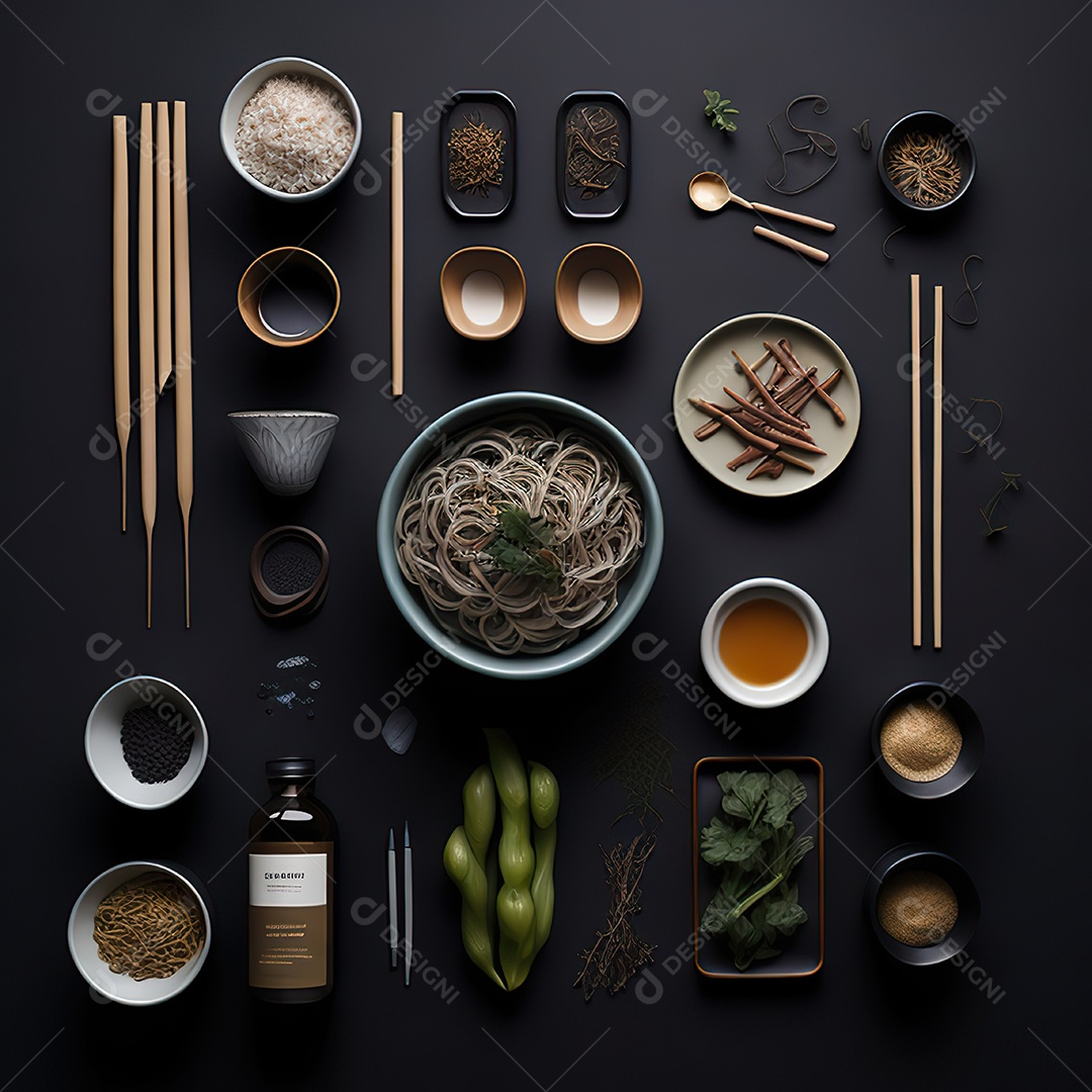 Mesa de almoço sobre uma mesa