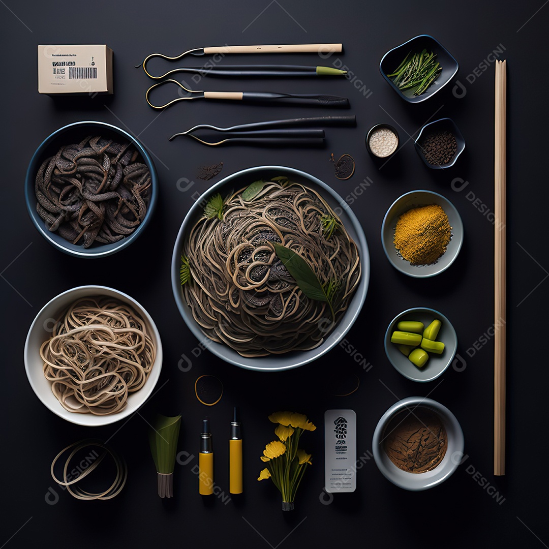 Mesa de almoço sobre uma mesa