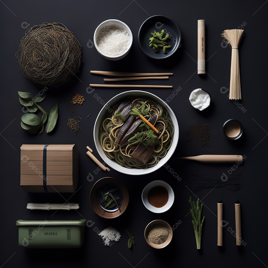 Mesa de almoço sobre uma mesa