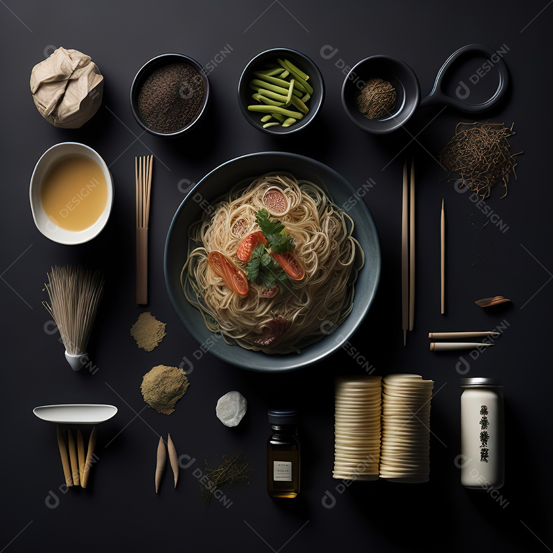 Mesa de almoço sobre uma mesa