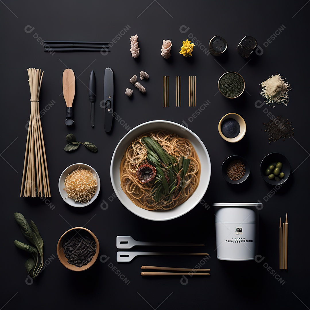 Mesa de almoço sobre uma mesa