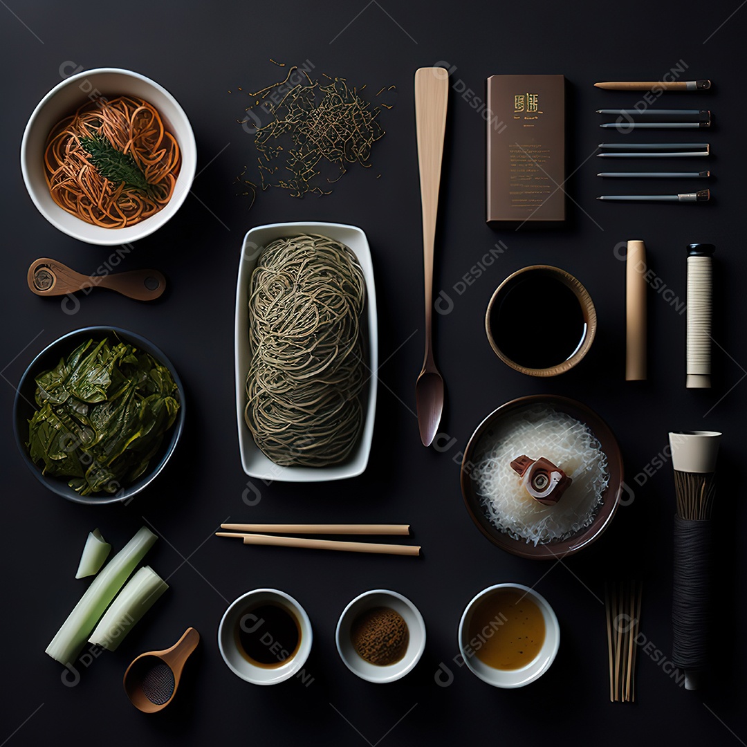 Mesa de almoço sobre uma mesa