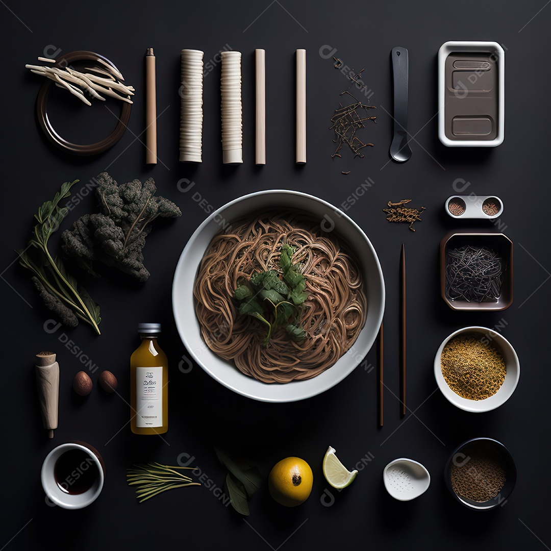 Mesa de almoço sobre uma mesa