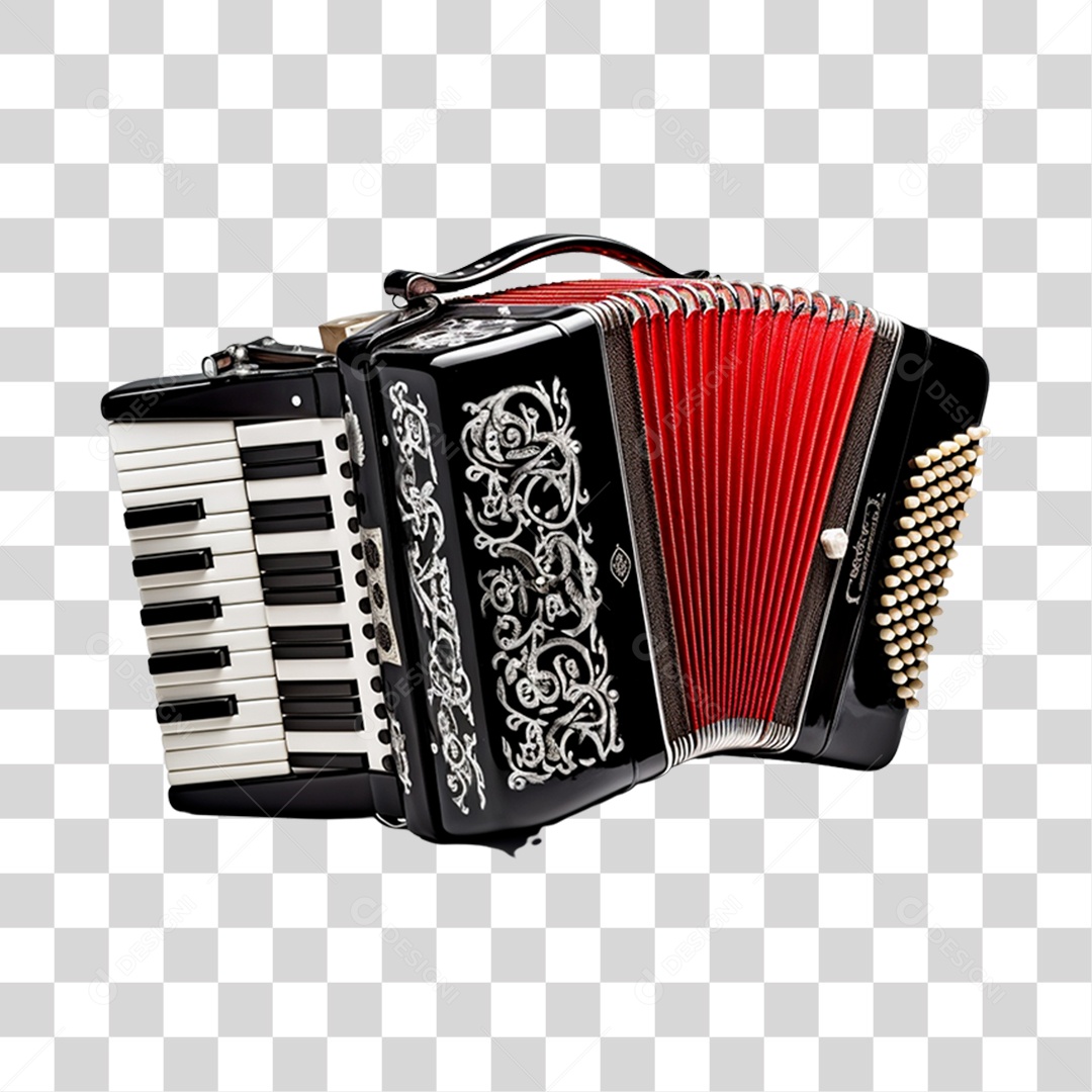 Sanfona São João PNG Transparente