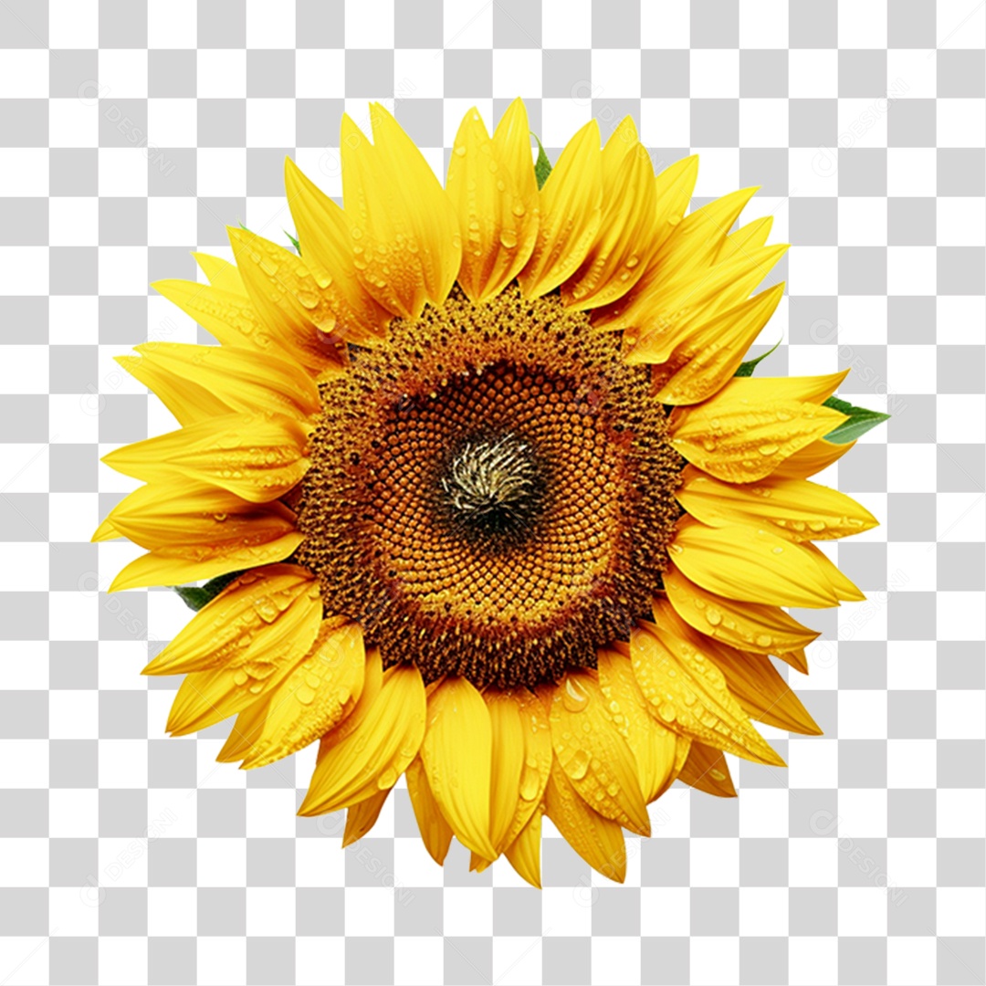 Girassol Flor De São João PNG Transparente