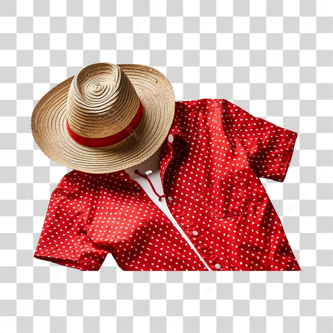 Chapéu E Camisetas Roupas De São João PNG Transparente