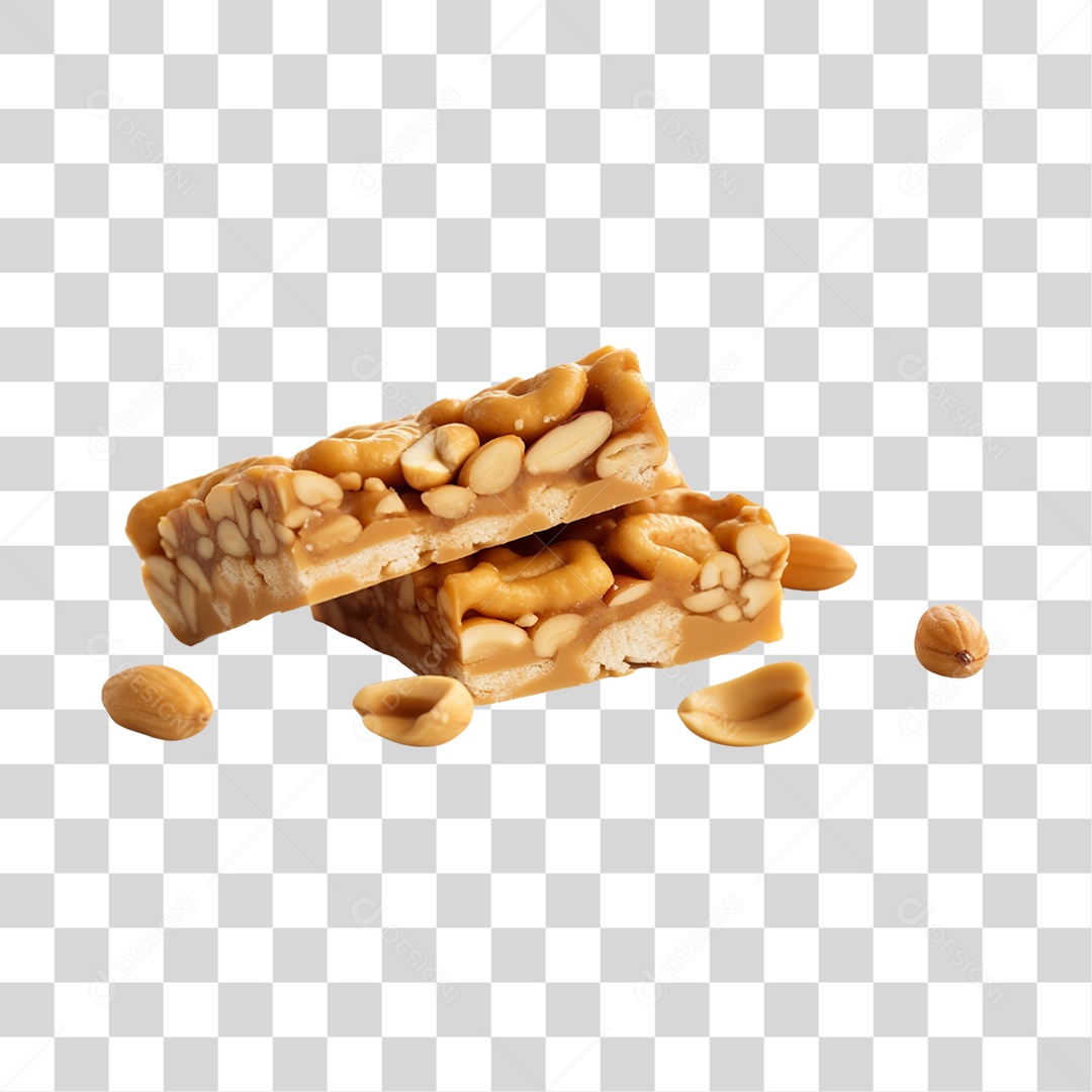 Doce Pé De Moleque PNG Transparente