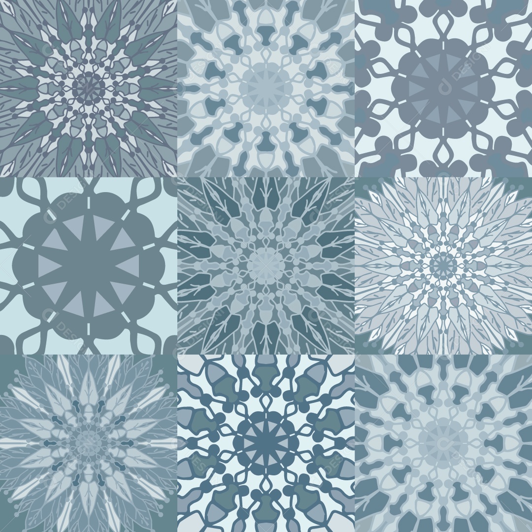 Estampa Rapport de Azulejo Vetor EPS