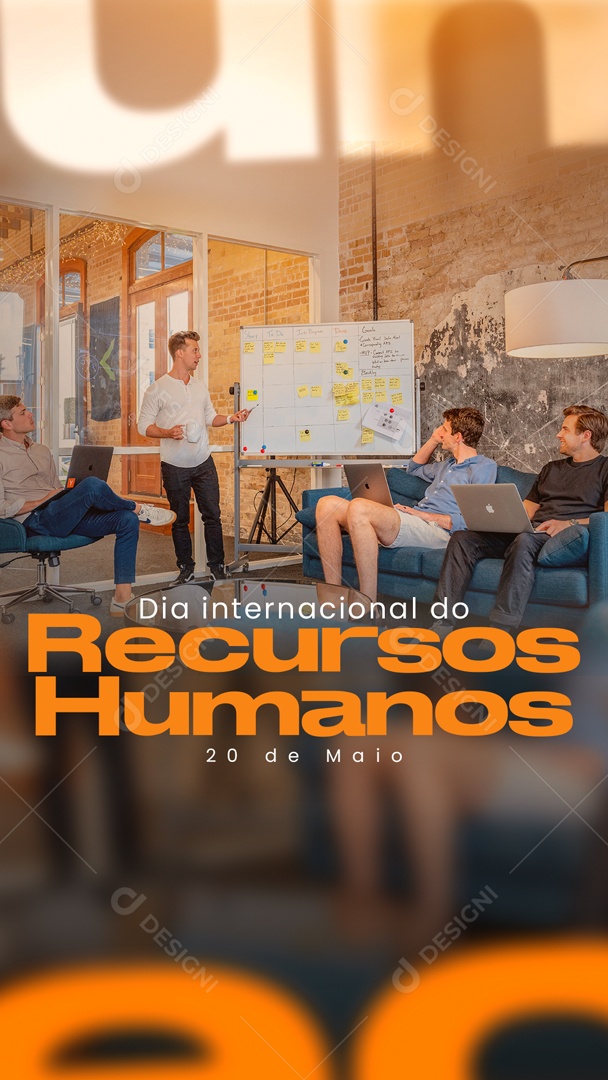 Story Dia Internacional Do Recursos Humanos 20 De Maio Social Media PSD Editável