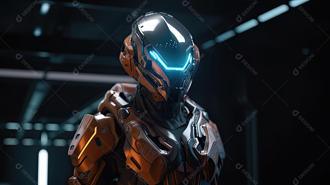 Ilustração de um personagem do jogo