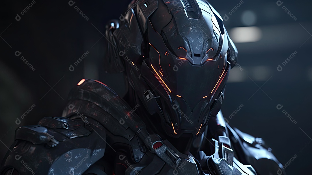 Ilustração de um personagem do jogo